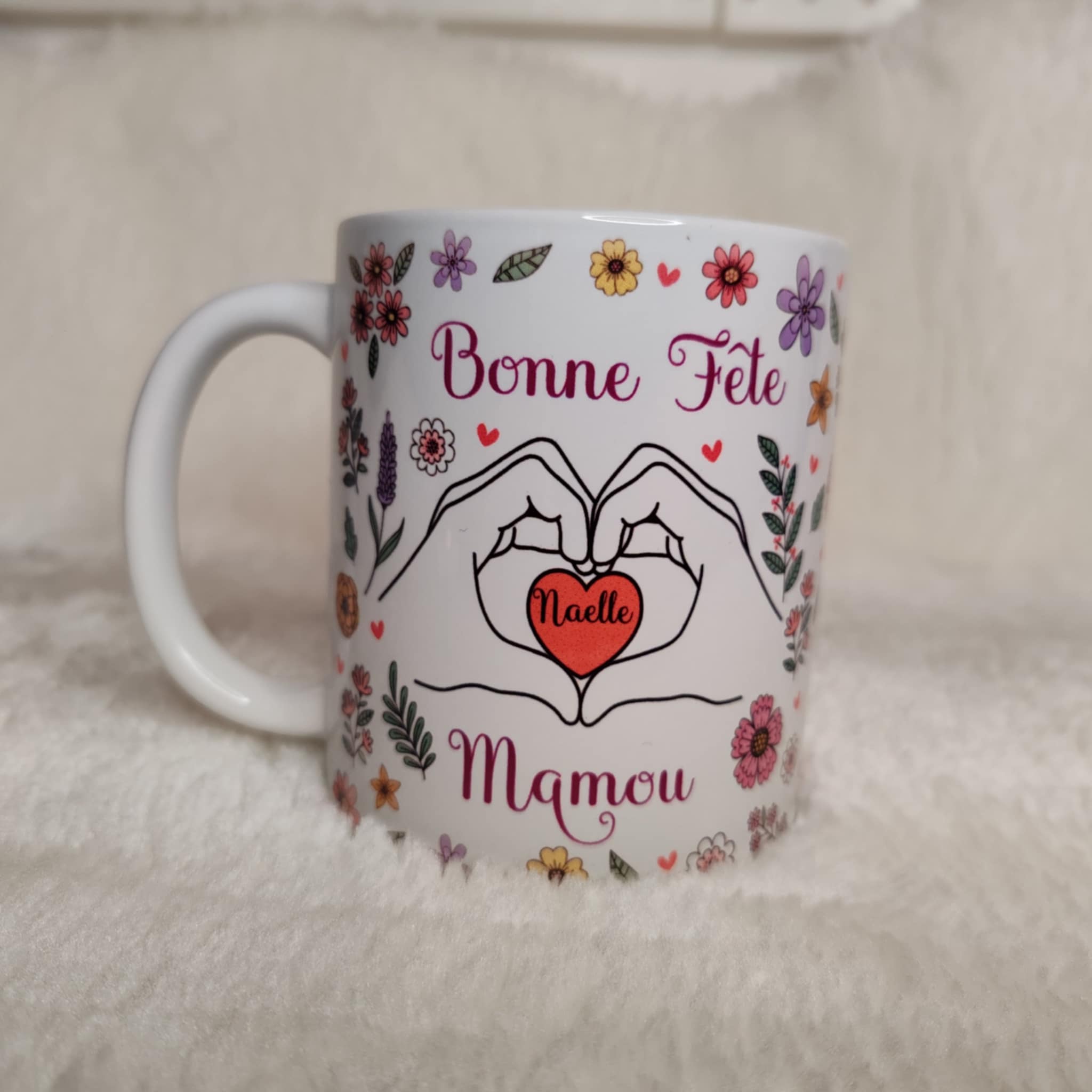 Mug personnalisé Bonne fête Mamie/Maman