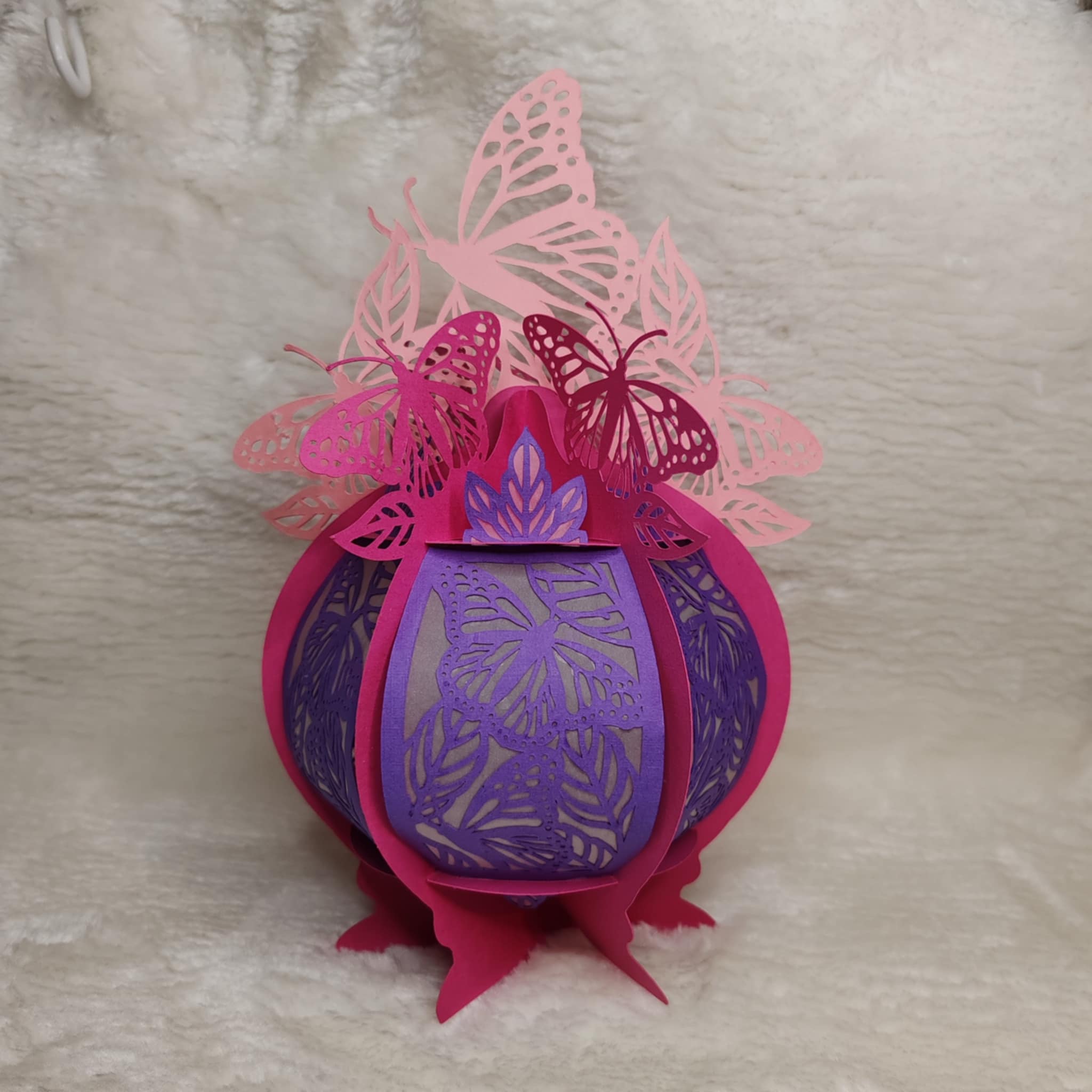 Lanterne papillon 3D