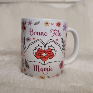 Mugs personnalisés - prénom, photo ou message