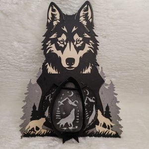 Lanterne Loup 3D