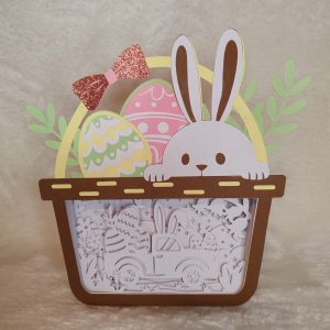 Lanterne de Pâques Camion Lapin 3D