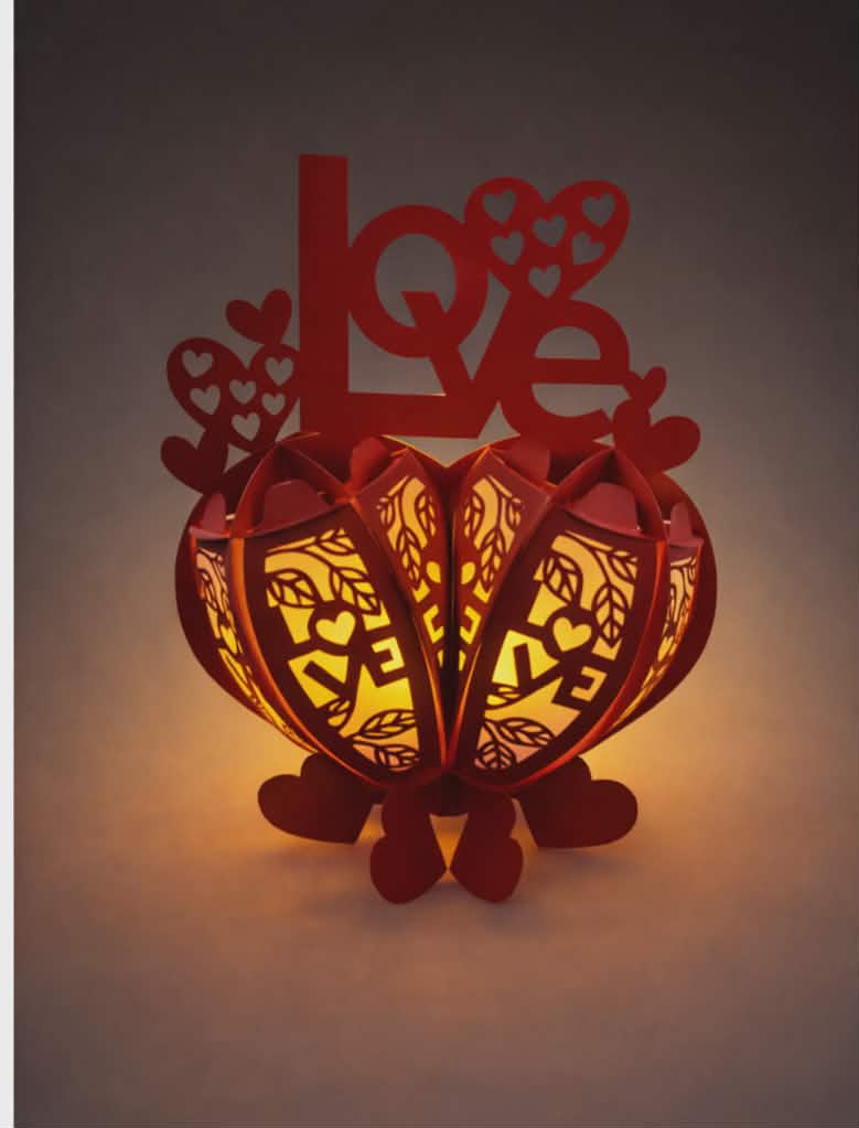 Lanterne LOVE 3D - Décoration romantique – Image 2