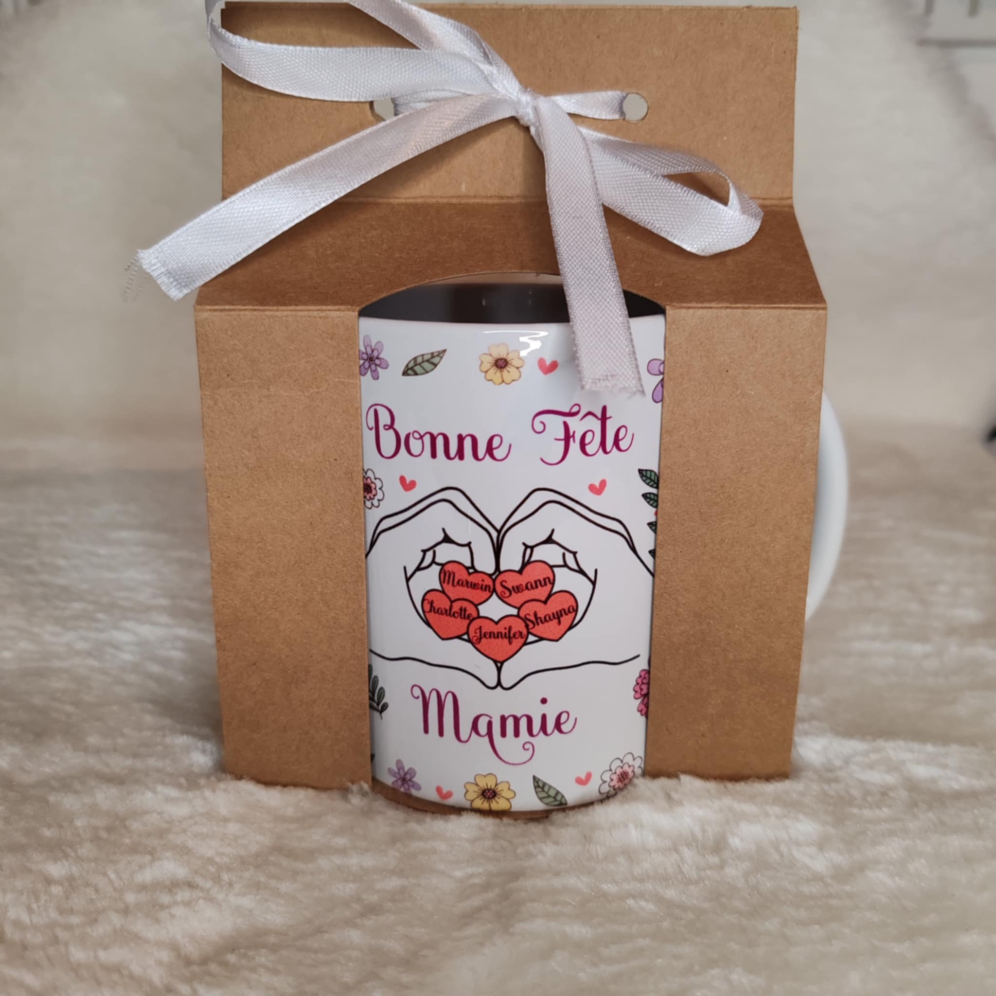 Mug personnalisé Bonne fête Mamie/Maman – Image 2