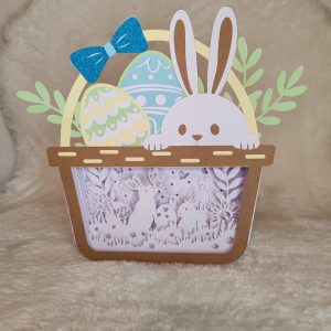 Lanterne de Pâques Famille Lapins 3D