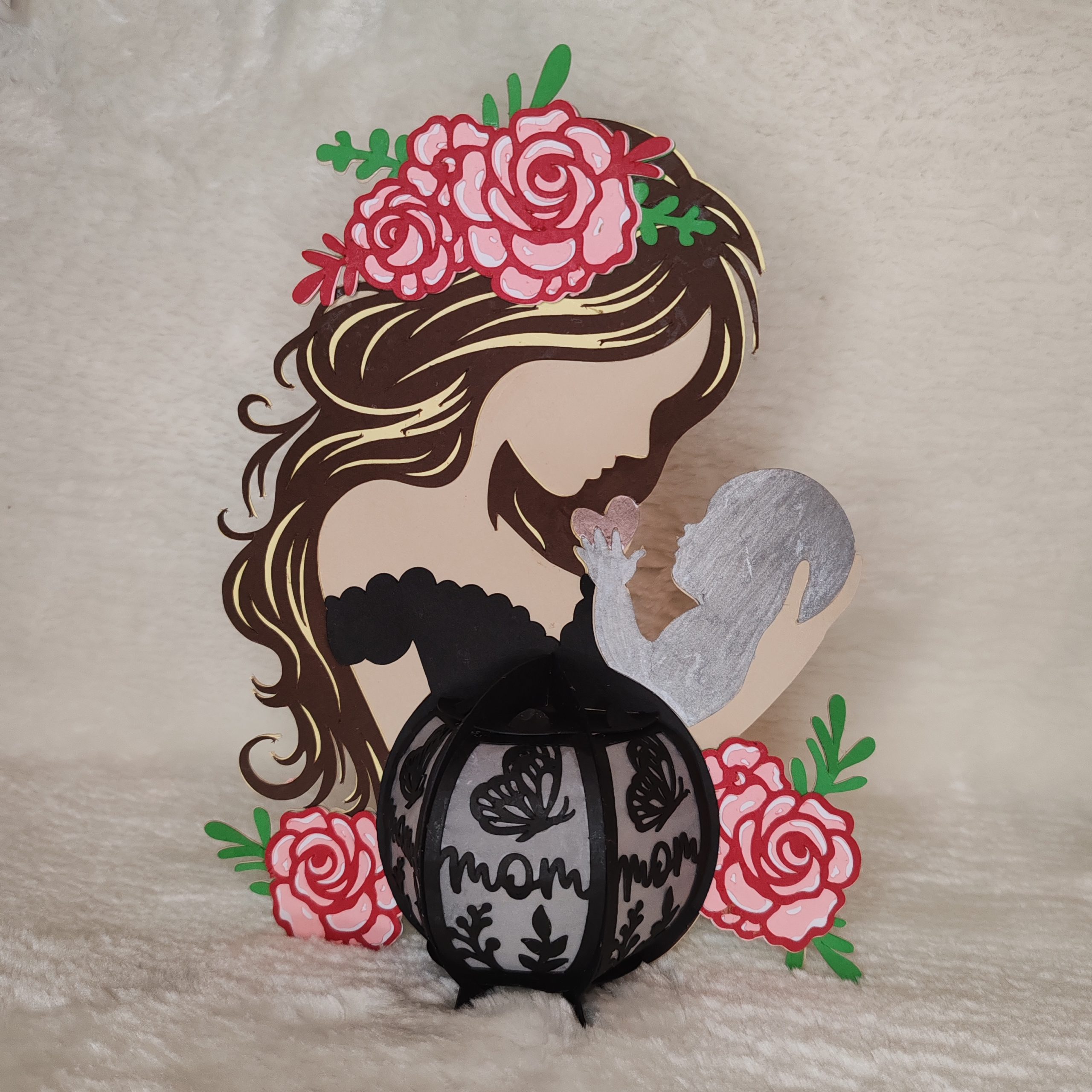 Lanterne Maman & Bébé 3D