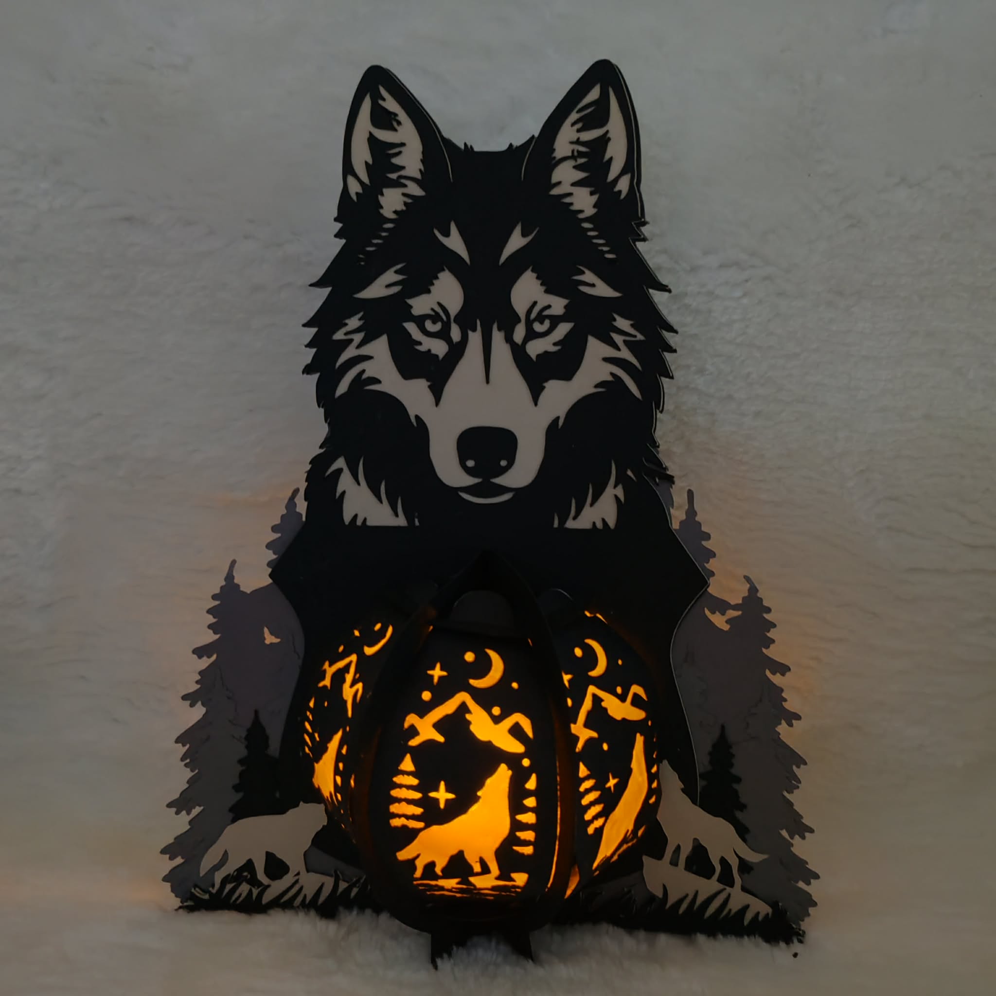 Lanterne Loup 3D – Image 3